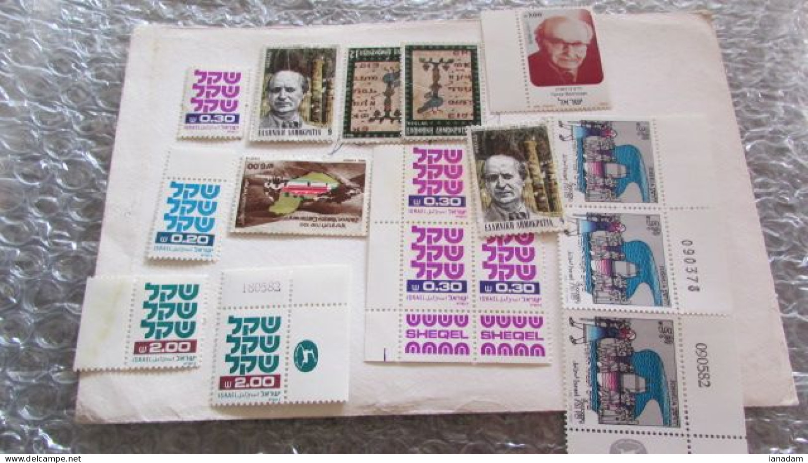 Small Collection Israel Stamps - Gebruikt (zonder Tabs)