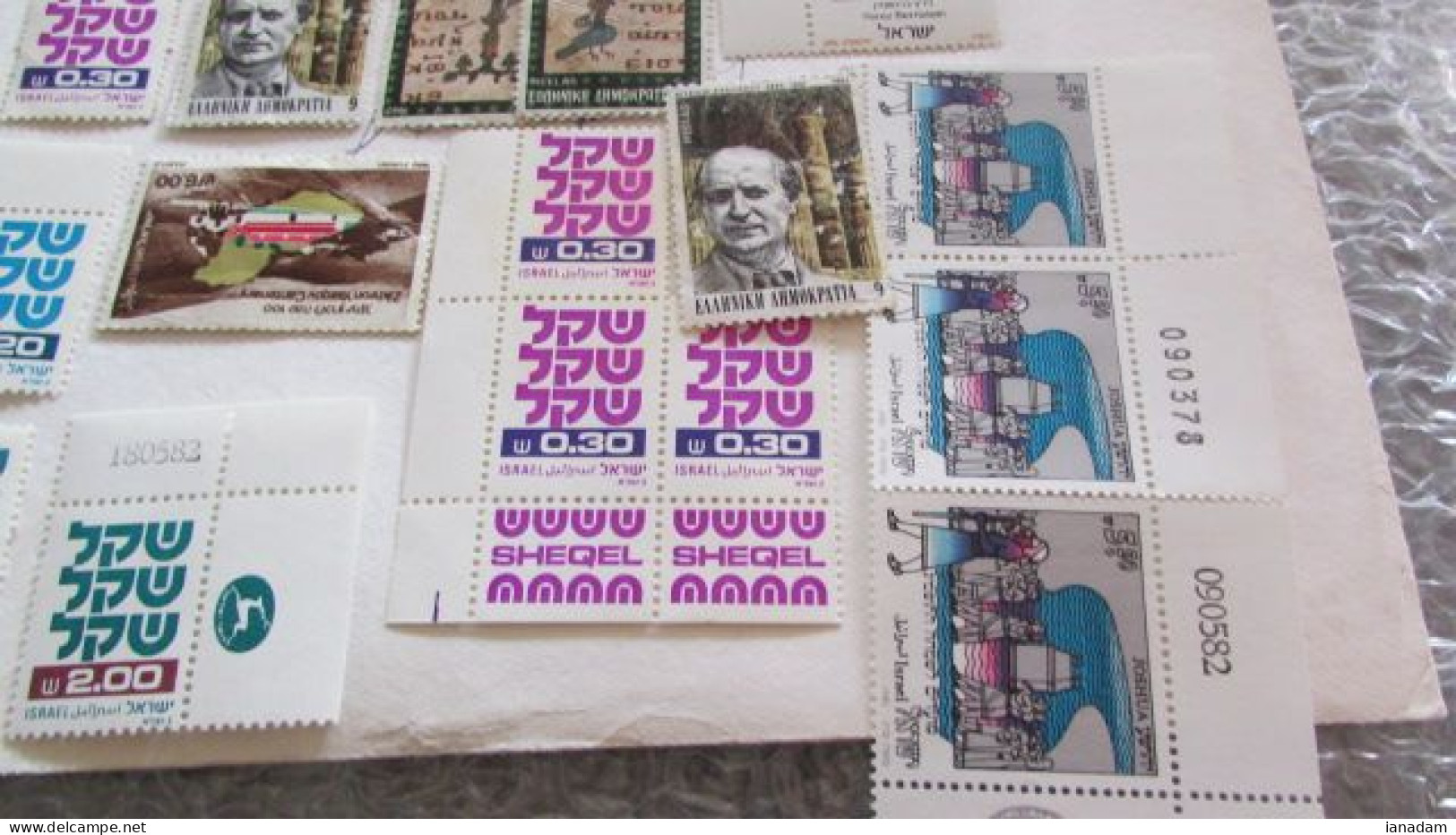 Small Collection Israel Stamps - Usati (senza Tab)