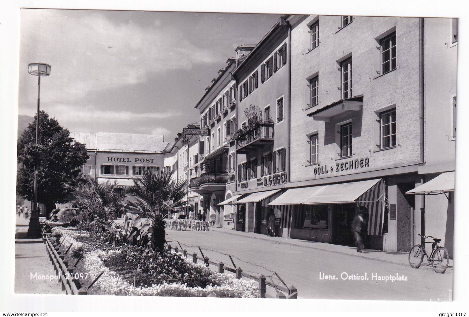 E5080) LIENZ -  Osttirol - HAUPTPLATZ Mit Fahrrad - Geschäft GÖLL & ZECHNER U. HOTEL POST - Lienz