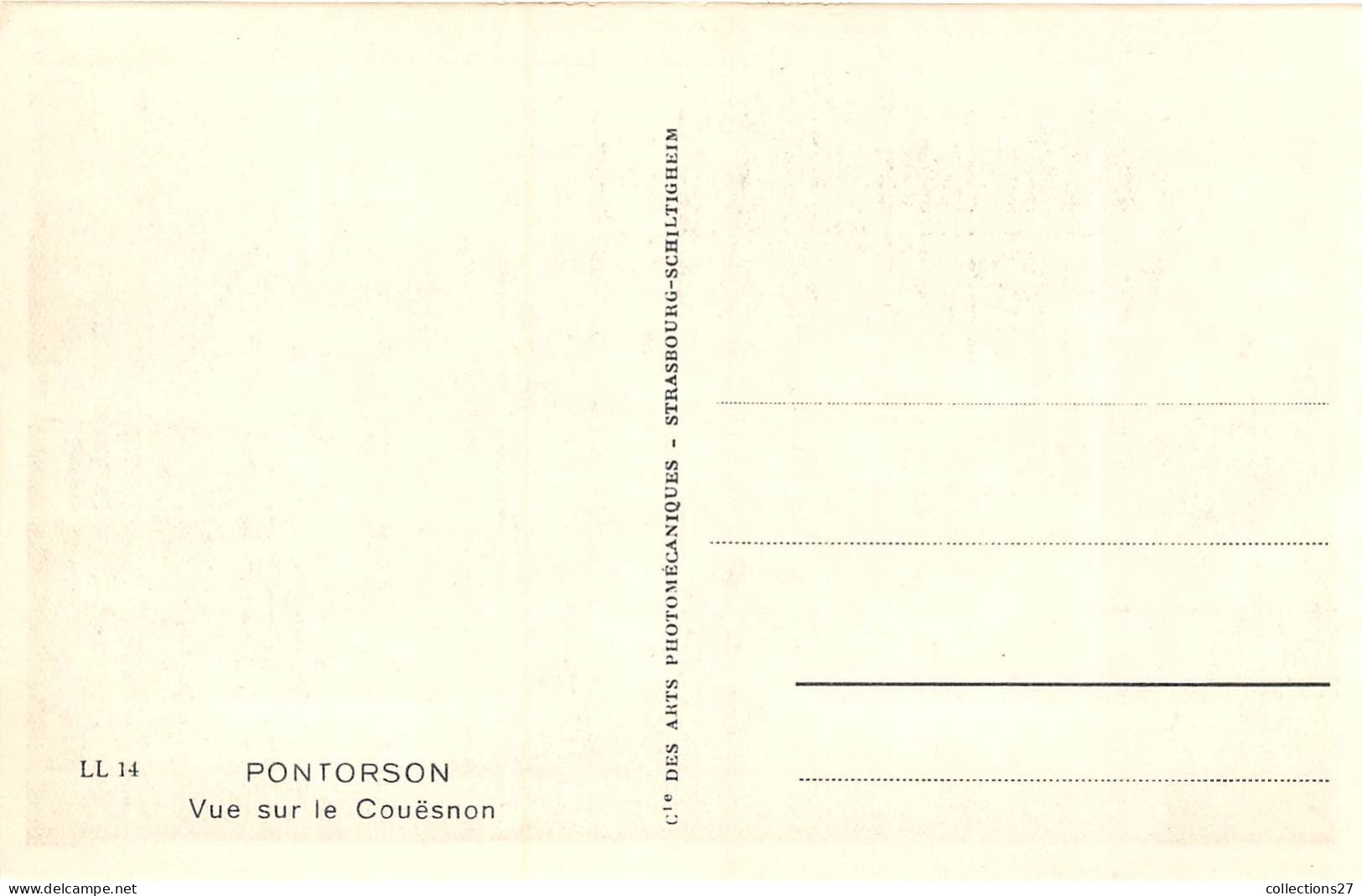 50-PONTORSON- VUE SUR LE COUËSNON - Pontorson