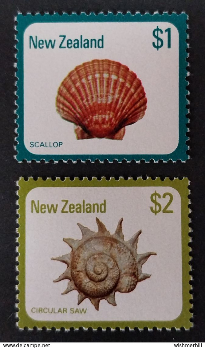 Coquillages Shells // Série Complète Neuve ** MNH ; Nouvelle-Zélande YT 755/756 (1979) Cote 6 € - Neufs