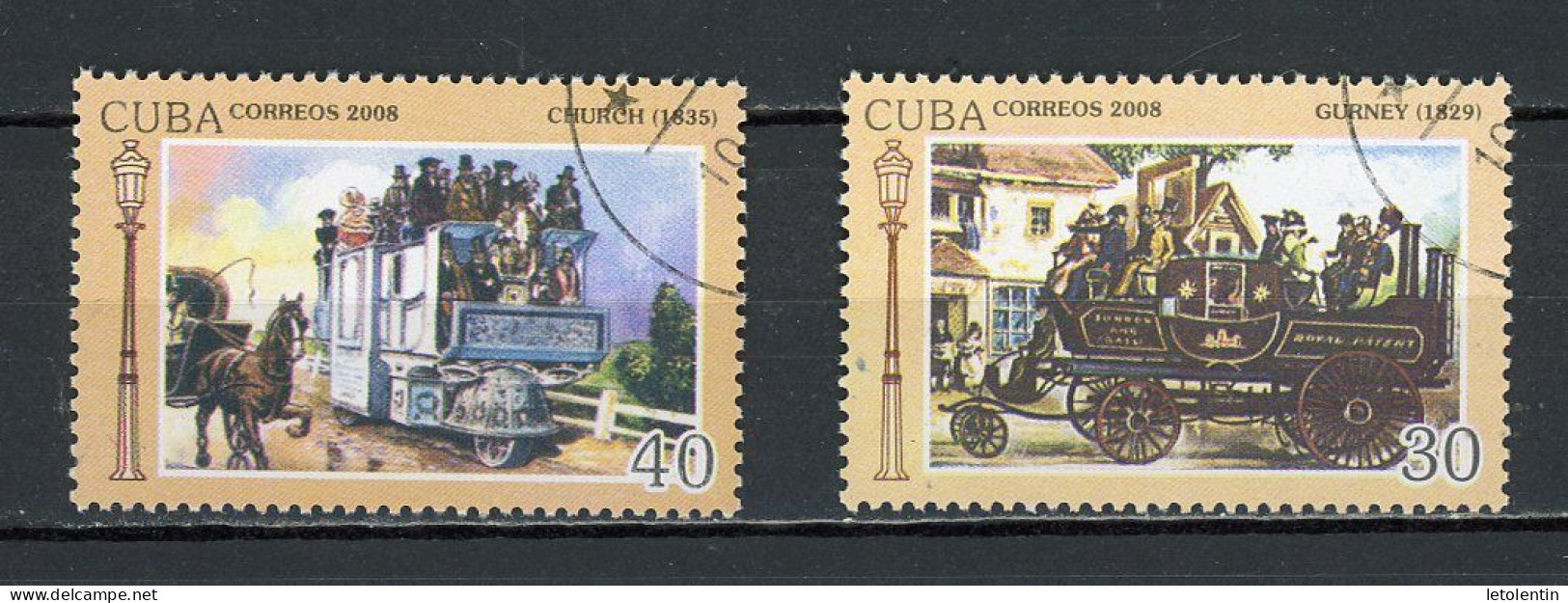 CUBA -  AUTOMOBILES  N°Yt 4618+4619 Obli. - Gebruikt