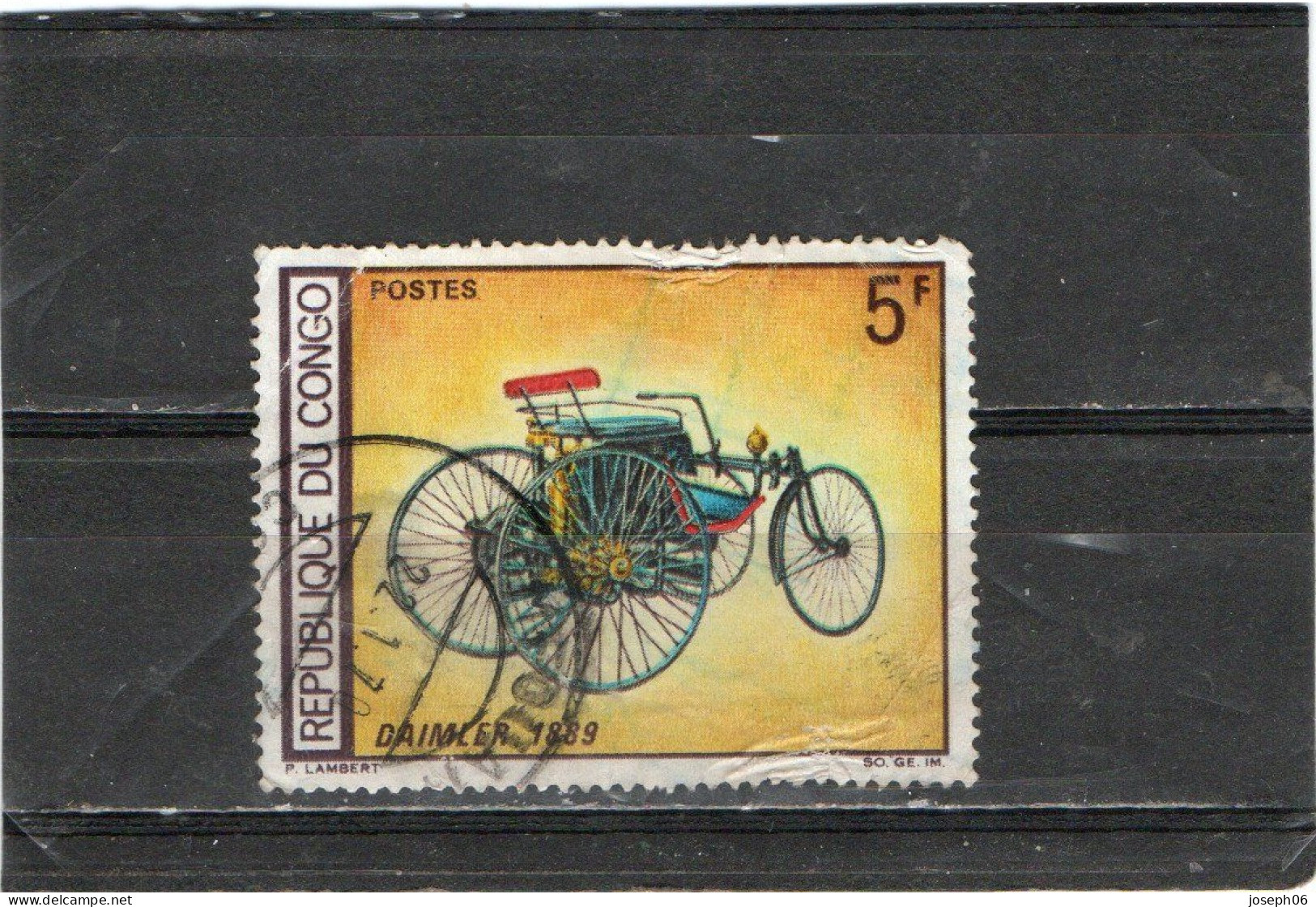 CONGO   1968  Y. T. N° 220  à  224  Incomplet - Oblitéré  220  Frais De Gestion Compris - Used