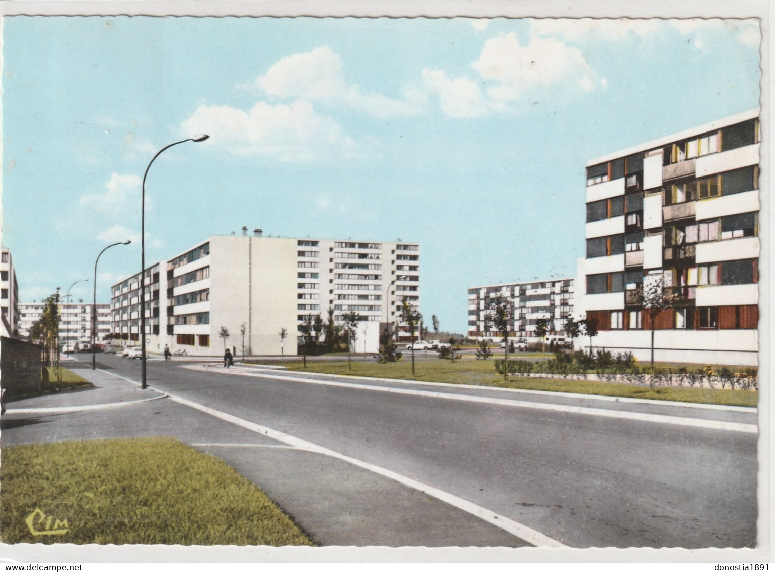 ACHERES (78) Cité Nouvelle -105x150 Dentelée Glacée -timbrée 1971 - Acheres