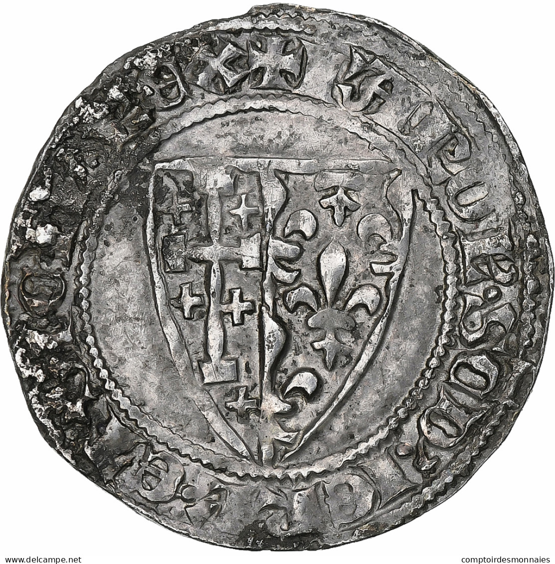 Kingdom Of Naples, Charles II D'Anjou, Carlin, 1285-1302, Naples, Argent - Feodale Munten