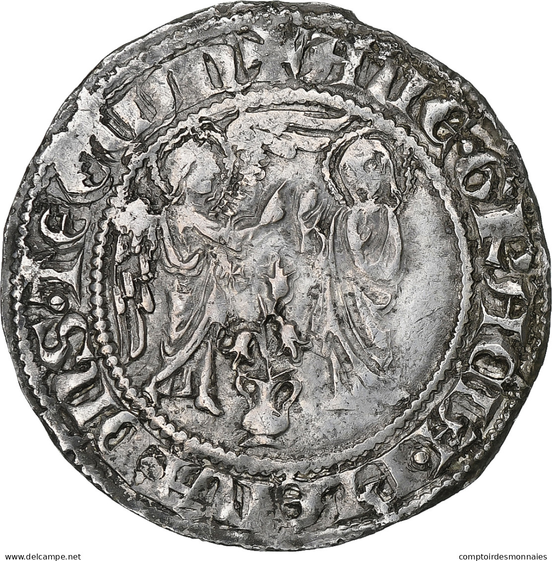 Kingdom Of Naples, Charles II D'Anjou, Carlin, 1285-1302, Naples, Argent - Feudal Coins