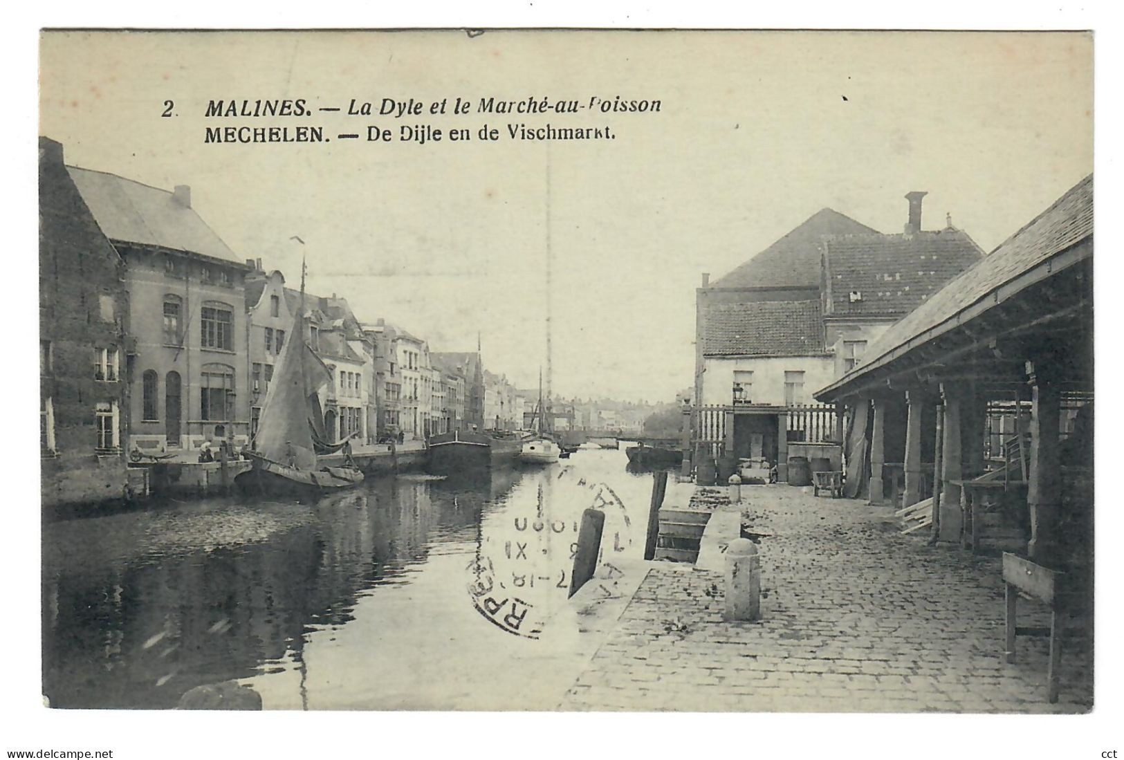 Malines  Mechelen   La Dyle Et Le Marché-au-Poisson - Malines