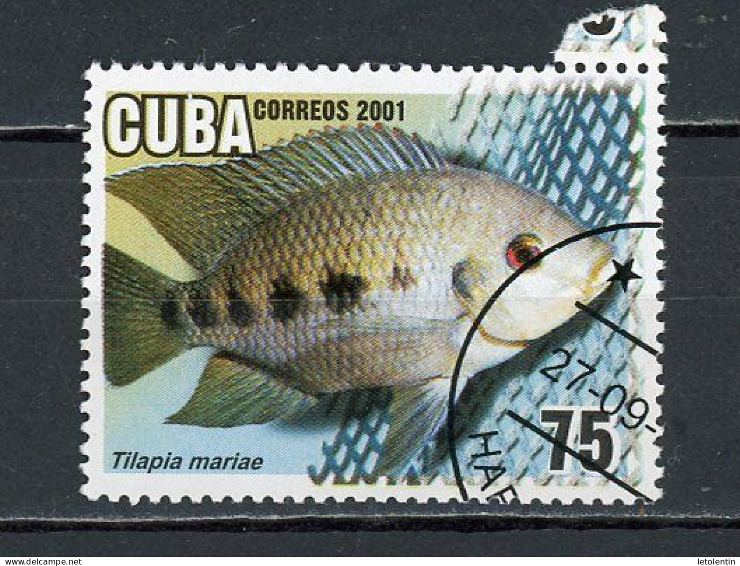 CUBA -  POISSON  N°Yt 3949 Obli. - Used Stamps