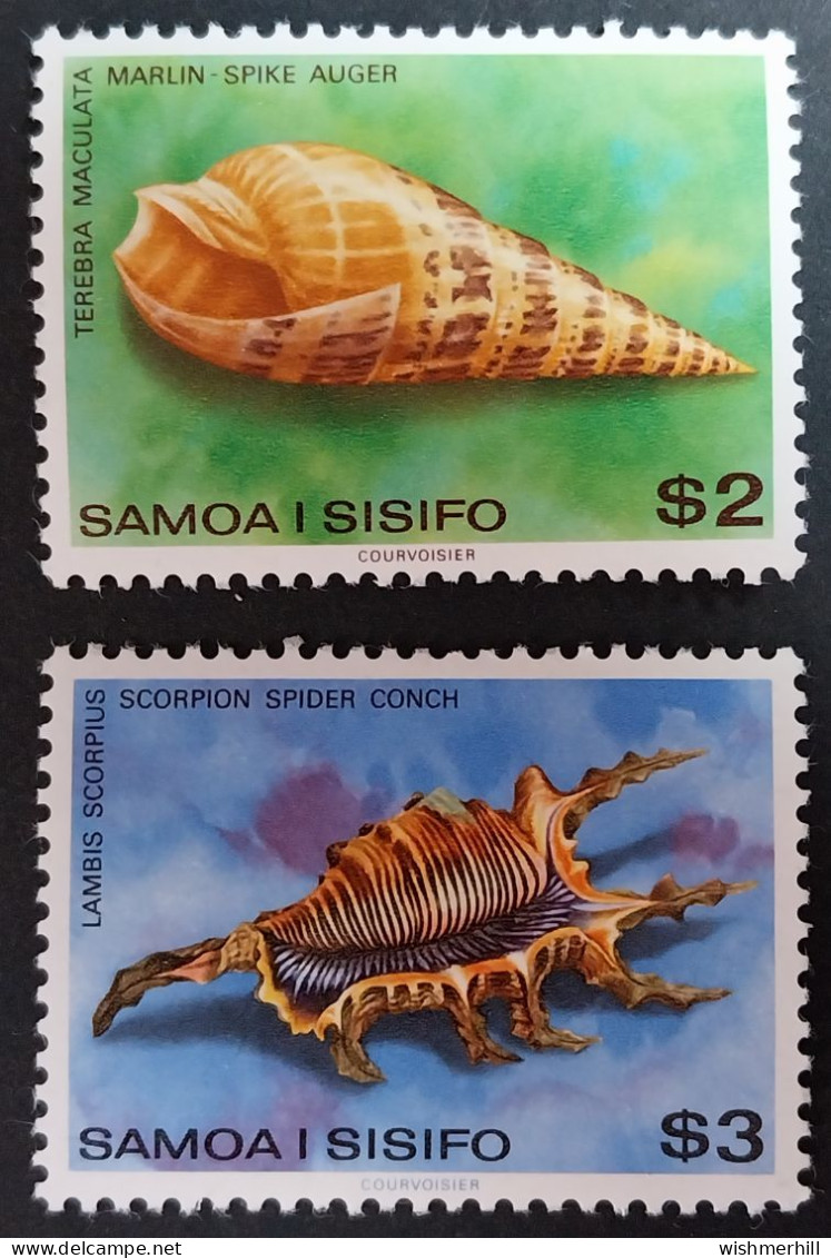 Coquillages Shells // Série Complète Neuve ** MNH ; Samoa YT 450/451 (1979) Cote 7.50 € - Samoa