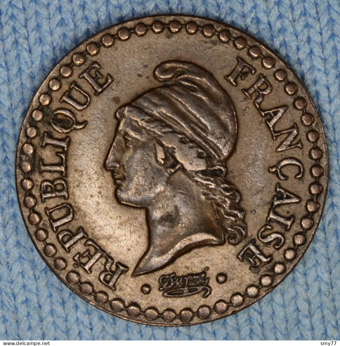 France • 1 Centime 1849 • Avec Accent • With Accent • [24-224] - 1 Centime