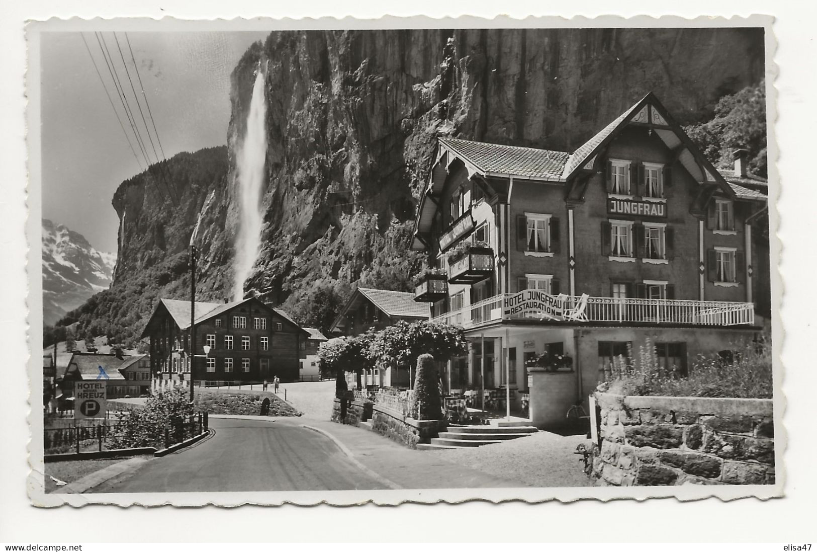 BERNE    MURREN   HOTEL  JUNGFRAU  LAUTERBRUNNEN - Mürren