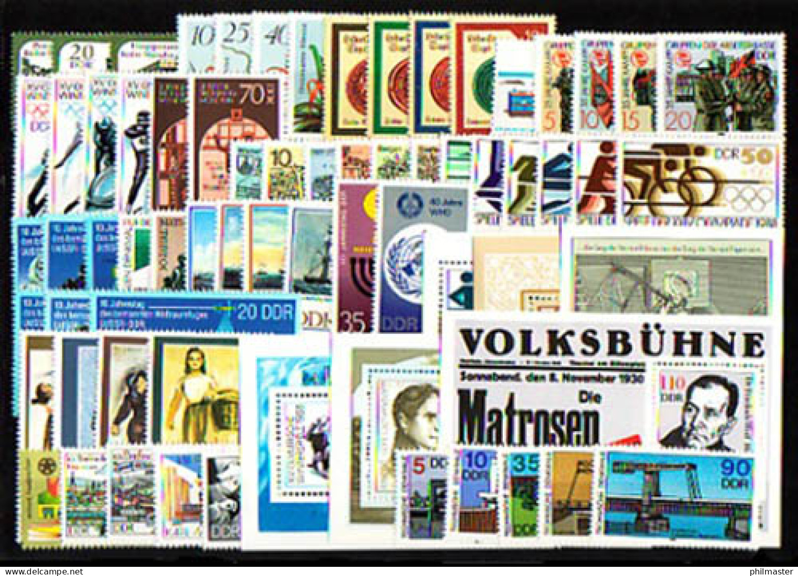 3140-3220 DDR-Jahrgang 1988 Komplett, Postfrisch ** / MNH - Collections Annuelles