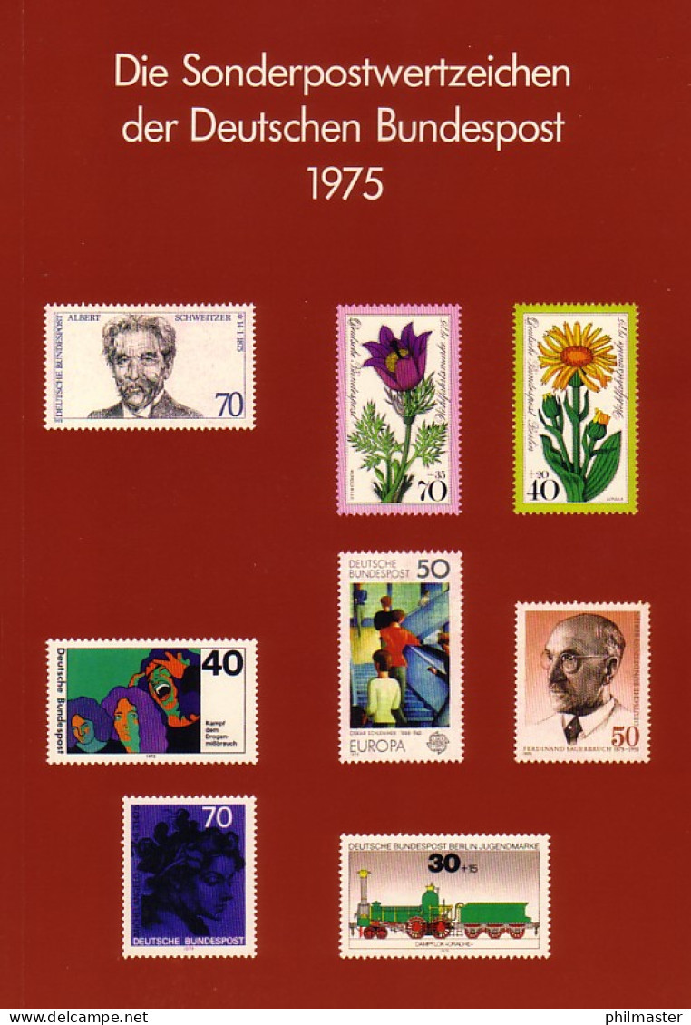 Jahrbuch Bund 1975, Postfrisch ** Wie Verausgabt - Annual Collections