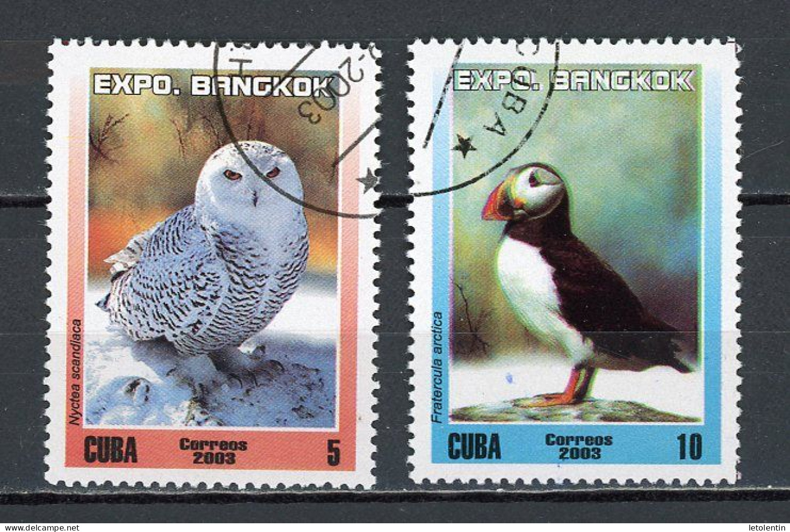 CUBA -  OISEAU  N°Yt 4102+4103 Obli. - Gebruikt