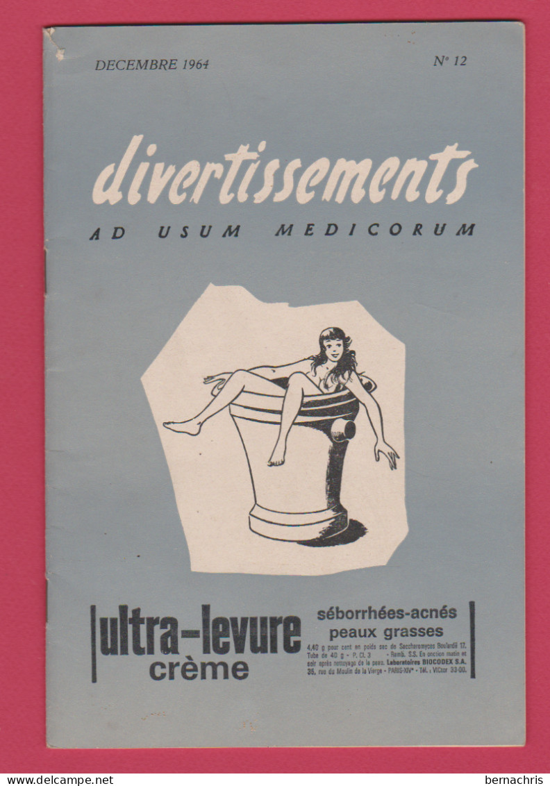 Publicité Médicale Divertissements N°12 Décembre  1964 - Humor