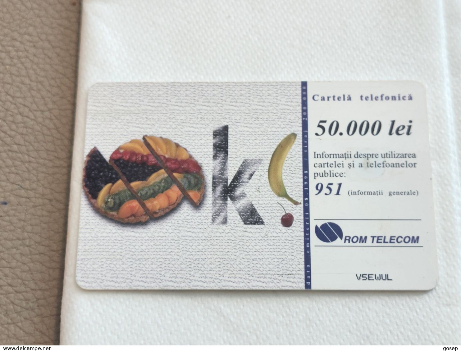 ROMANIA-(RO-ROM-0031V)-TALK-(64)-(50.000 Lei)-(VSEWUL)-used Card+1card Prepiad Free - Romania