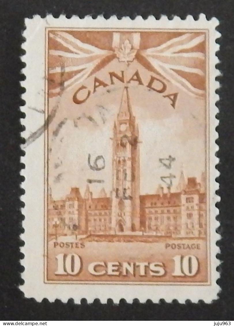 CANADA YT 213 OBLITÉRÉ "LE PARLEMENT" ANNÉES 1943/1948 - Usados