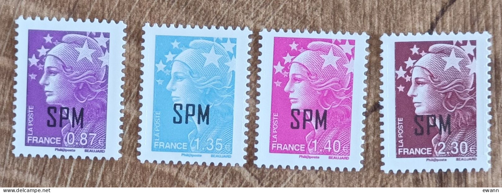 Saint Pierre Et Miquelon - YT N°995 à 998 - Marianne De Beaujard - 2011 - Neuf - Unused Stamps