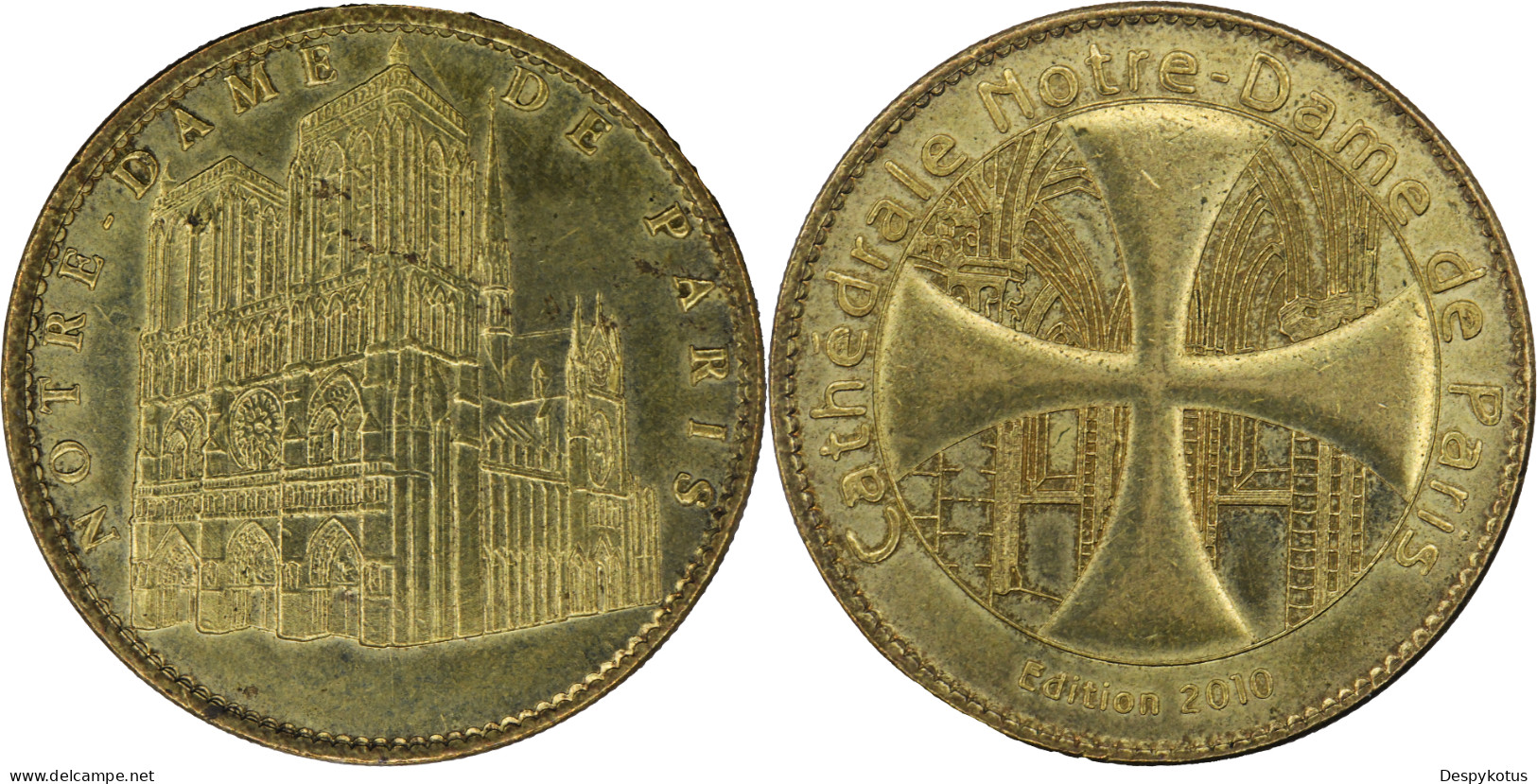 FRANCE - Médaille Notre Dame De Paris - 2010 - 18-266 - 2010