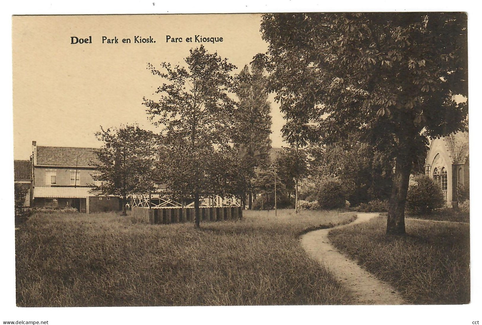 Doel  Beveren-Waas  Park En Kiosk  Parc Et Kiosque - Beveren-Waas