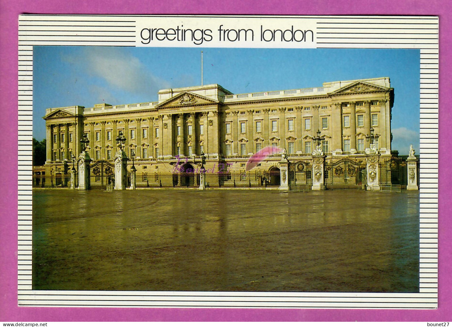 UK ANGLETERRE - LONDON GREETINGS FROM LONDON  BUCKINGHAM PALACE - Buckingham Palace