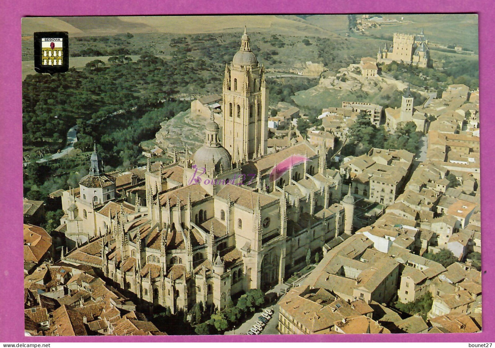 ESPAGNA ESPANA - SEGOVIA Catedral Vista Aerea Cathedrale Vue Aerienne - Segovia