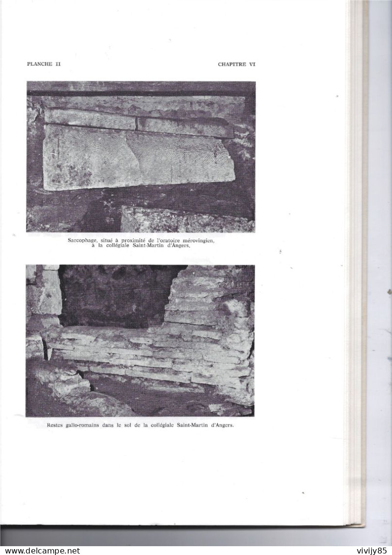 Livre illustré "l'ANJOU préhistorique et Atchéologique , quatre mille ans d'histoire " -ANGERS-GENNES-SAUMUR