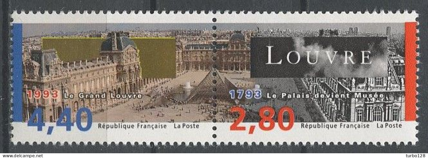 FRANCE 1993 N° 2851/2852 ** Neufs MNH Superbes C 3.50 € Musée Du Louvre Grand Louvre - Ungebraucht