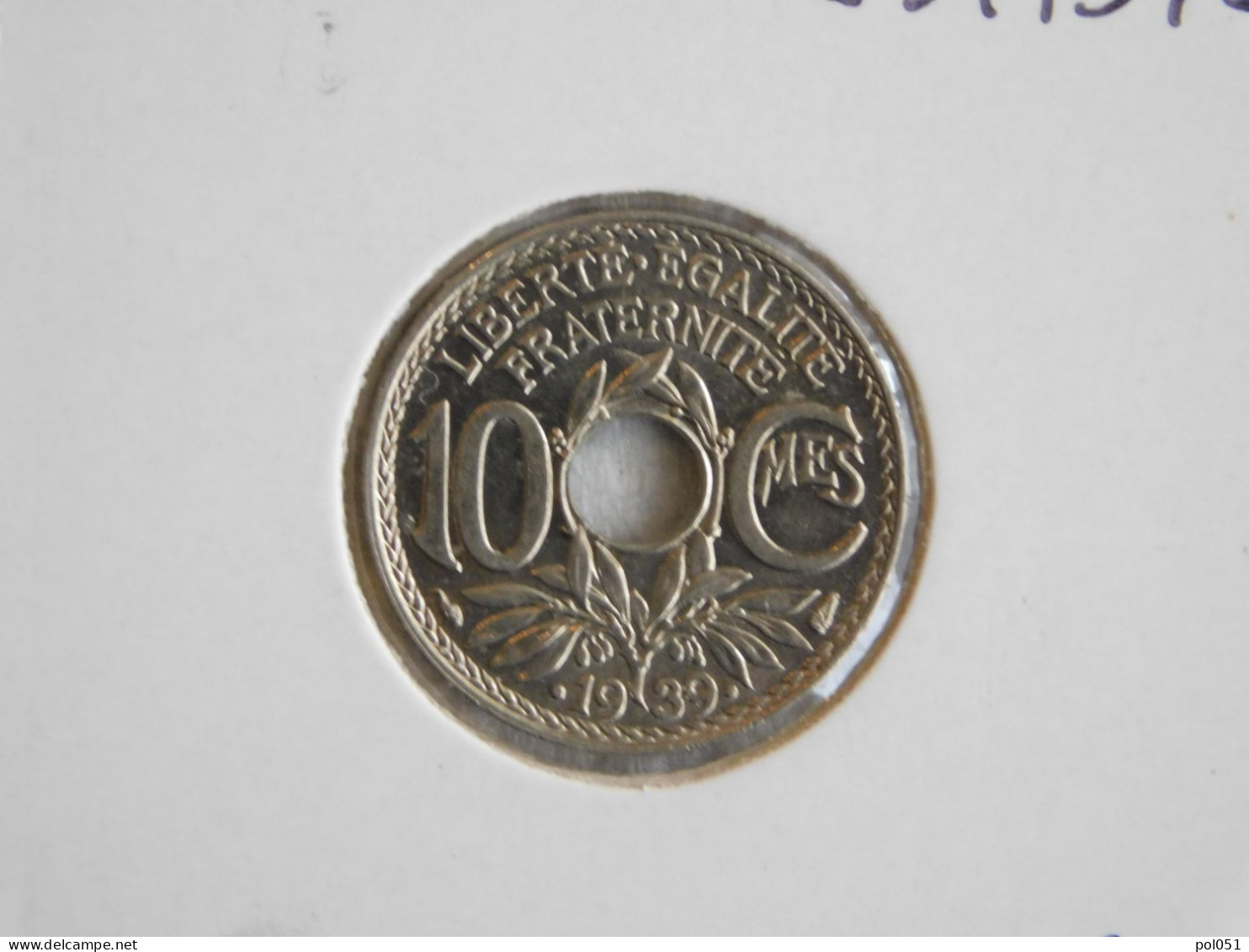 France 10 Centimes 1939 .1939. LINDAUER MAILLECHORT (368) - 10 Centimes