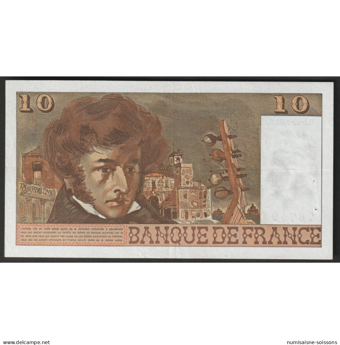 FAY 63/13 - 10 FRANCS BERLIOZ - 02/10/1975 - H.240 - PICK 150 - SUP - 10 F 1972-1978 ''Berlioz''