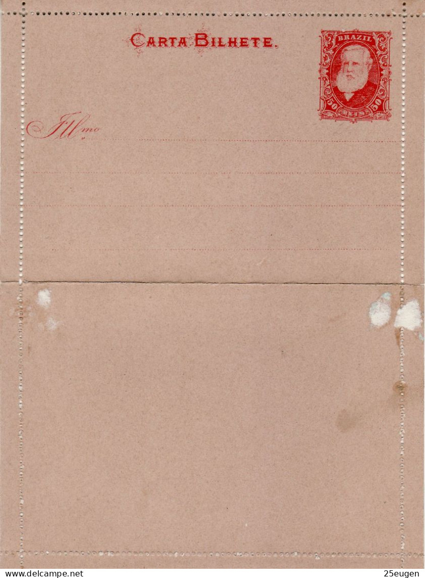 BRAZIL 1884 COVER LETTER UNUSED - Briefe U. Dokumente