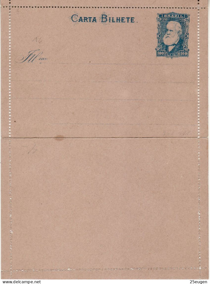 BRAZIL 1884 COVER LETTER UNUSED - Storia Postale