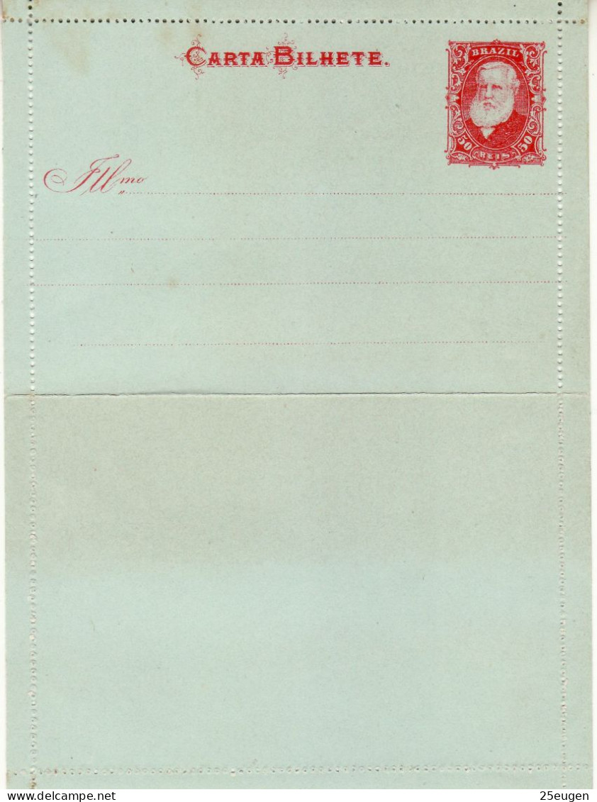 BRAZIL 1884 COVER LETTER UNUSED - Storia Postale