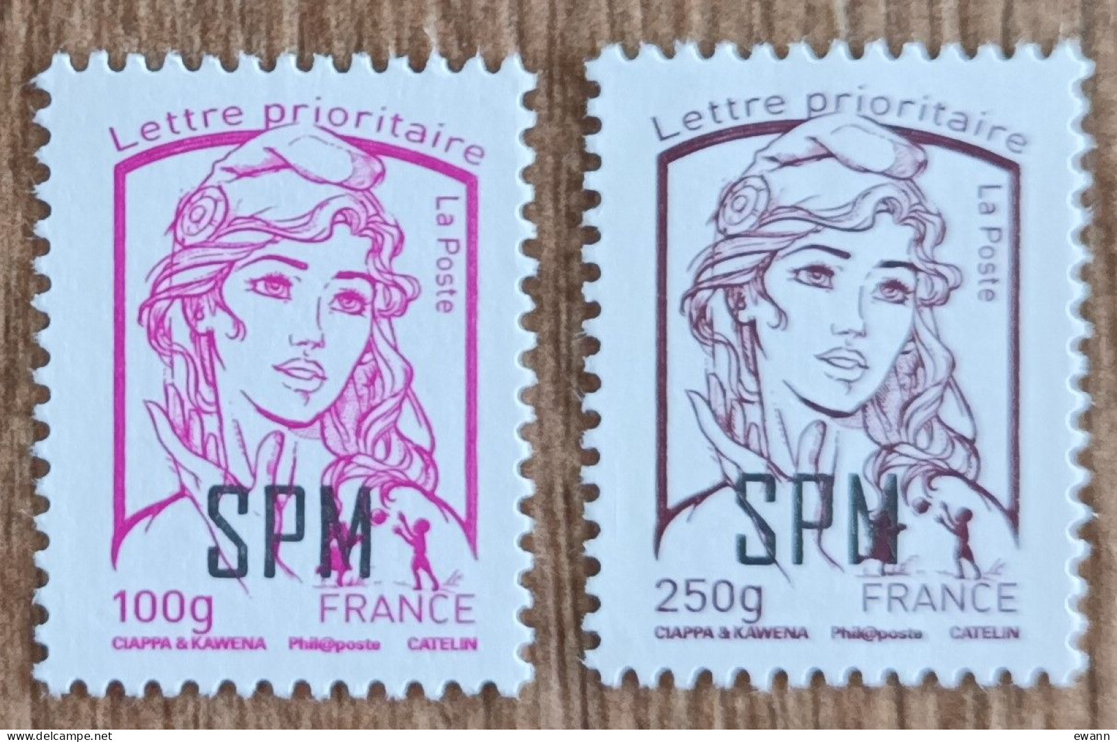 Saint Pierre Et Miquelon - YT N°1101, 1102 - Marianne De Ciappa Et Kawena - 2014 - Neuf - Unused Stamps