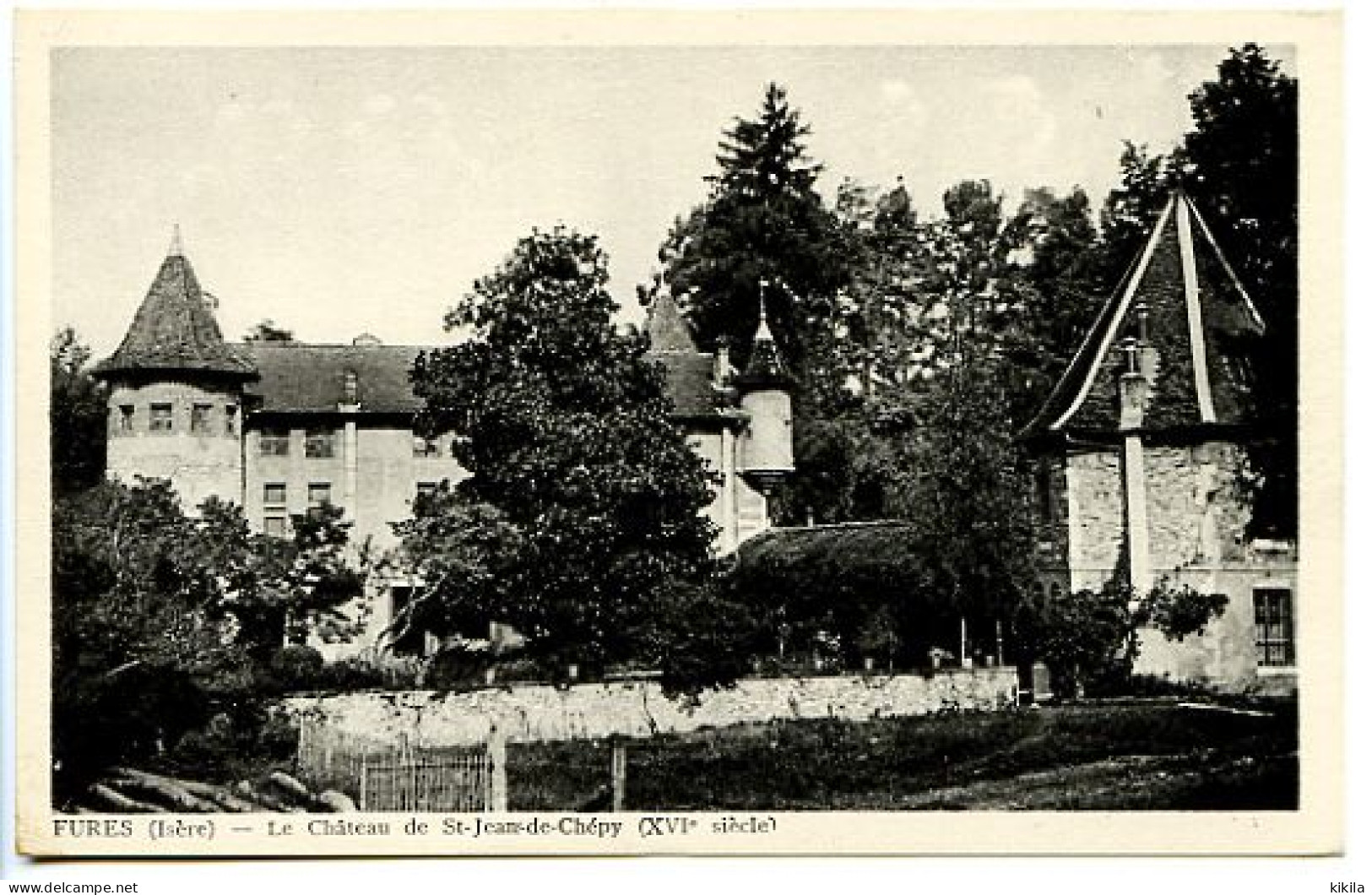 CPSM 9 X 14 Isère  FURES  Le Château De St Jean De Chépy (XVIe Siècle)   Commune De Tullins-Fures - Tullins