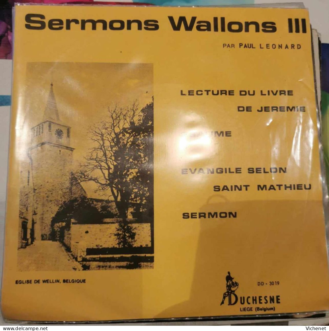 Paul Léonard – Sermons Wallons III -  45T - Canti Gospel E Religiosi