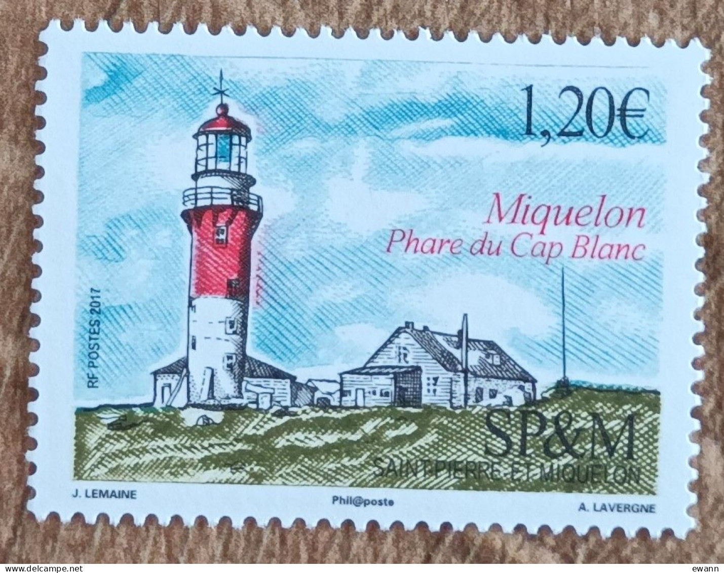 Saint Pierre Et Miquelon - YT N°1191 - Phare Du Cap Blanc - 2017 - Neuf - Unused Stamps