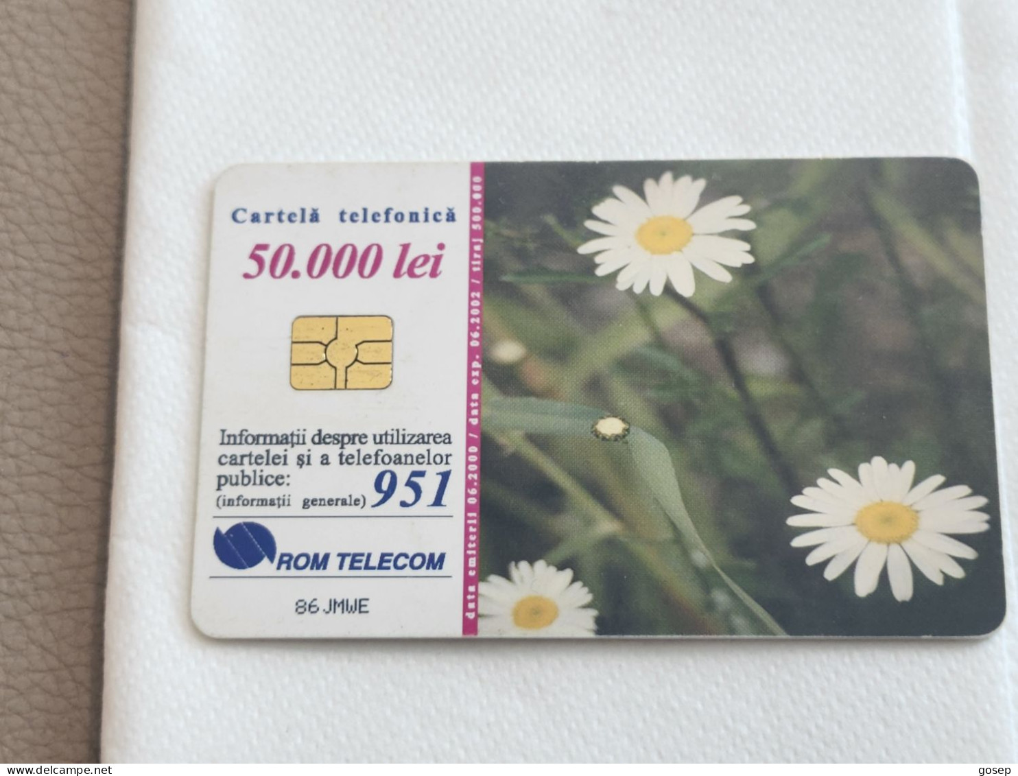 ROMANIA-(RO-ROM-0062C)-Sea-side 2-(72)-(50.000 Lei)-(86JMWE)-used Card+1card Prepiad Free - Rumania