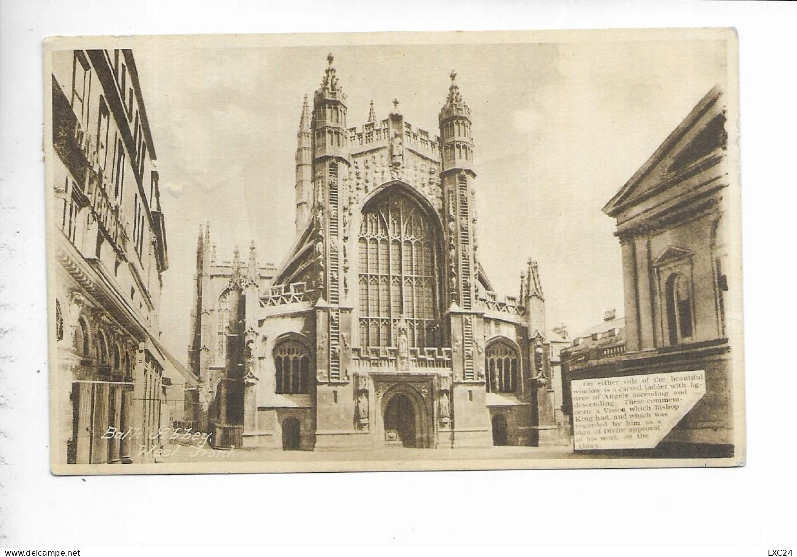 BATH ABBEY. WEST FRONT. - Bath