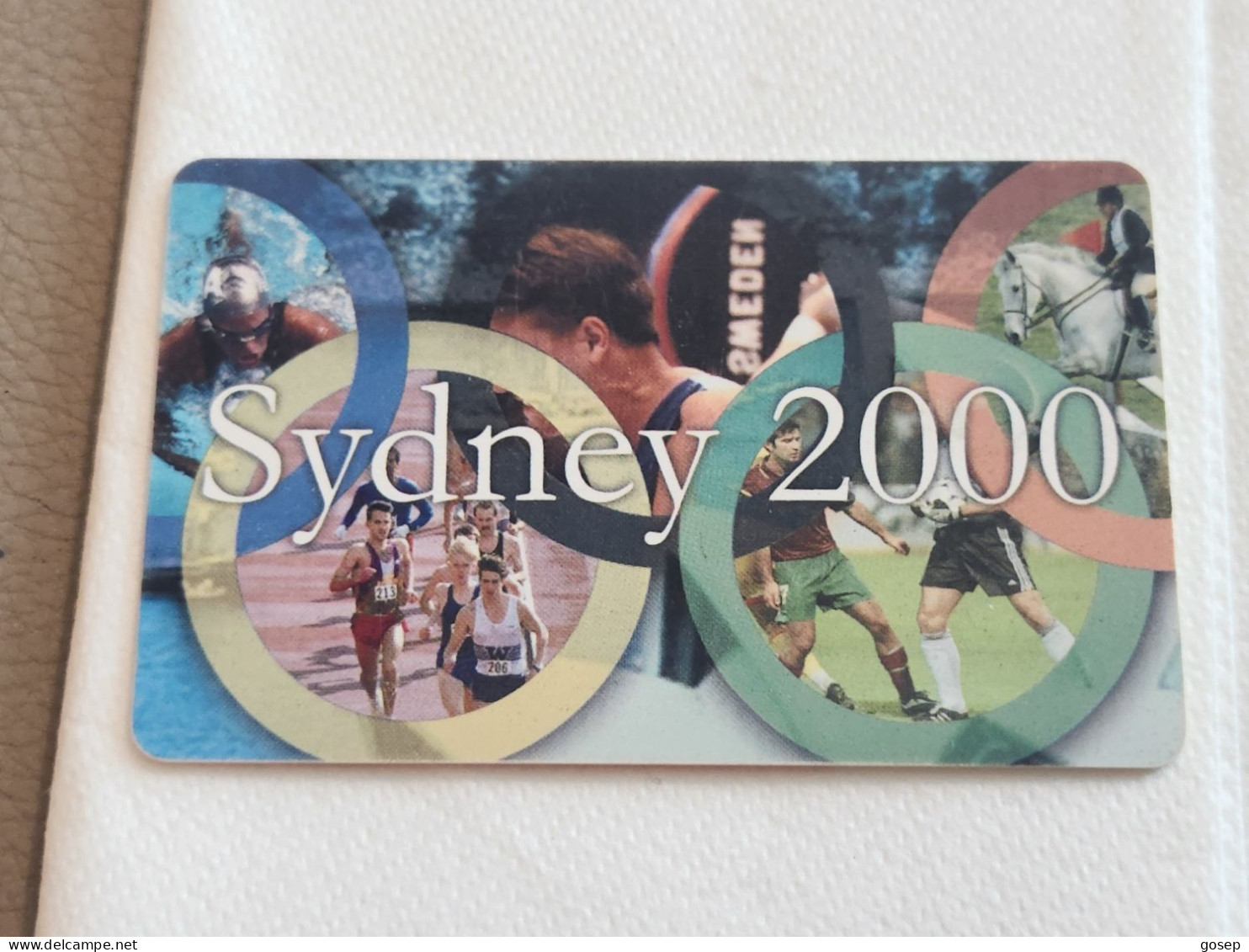 ROMANIA-(RO-ROM-0067A)-Sydney 2000-(Red)-(74)-(50.000 Lei)-(J99MV9)-used Card+1card Prepiad Free - Rumania