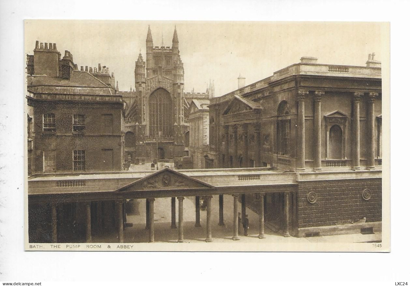 BATH. THE PUMP ROOM AND ABBEY. - Bath