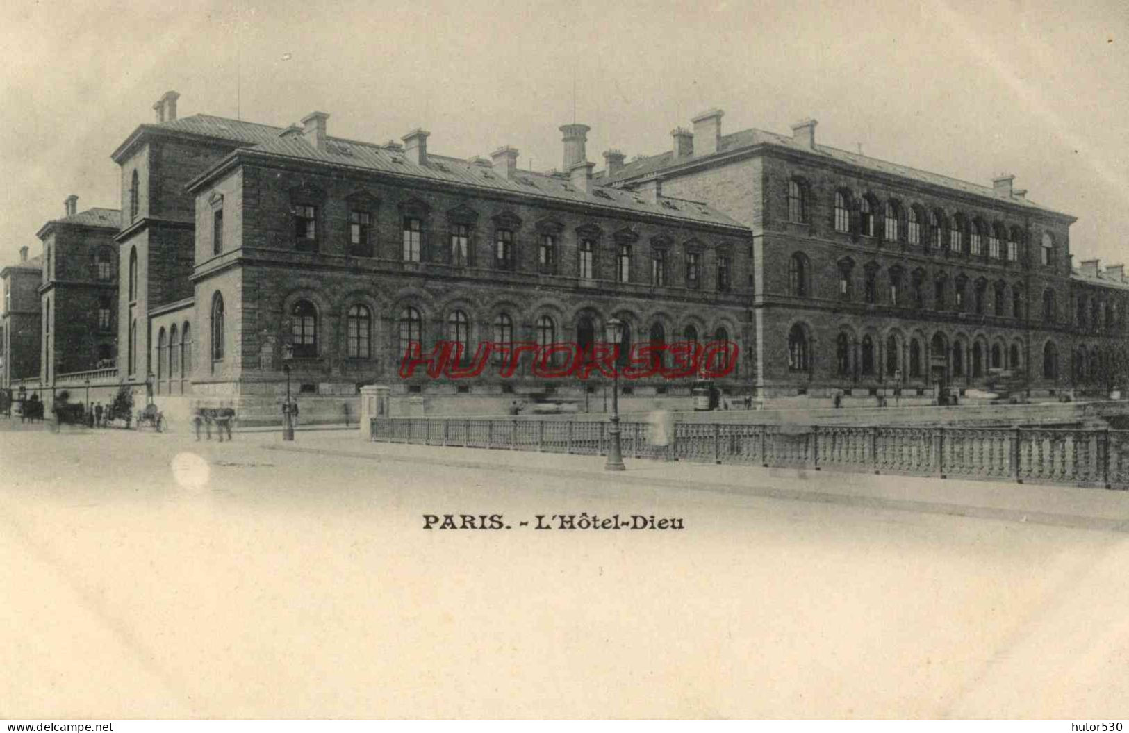 CPA PARIS - L'HOTEL DIEU - Santé, Hôpitaux