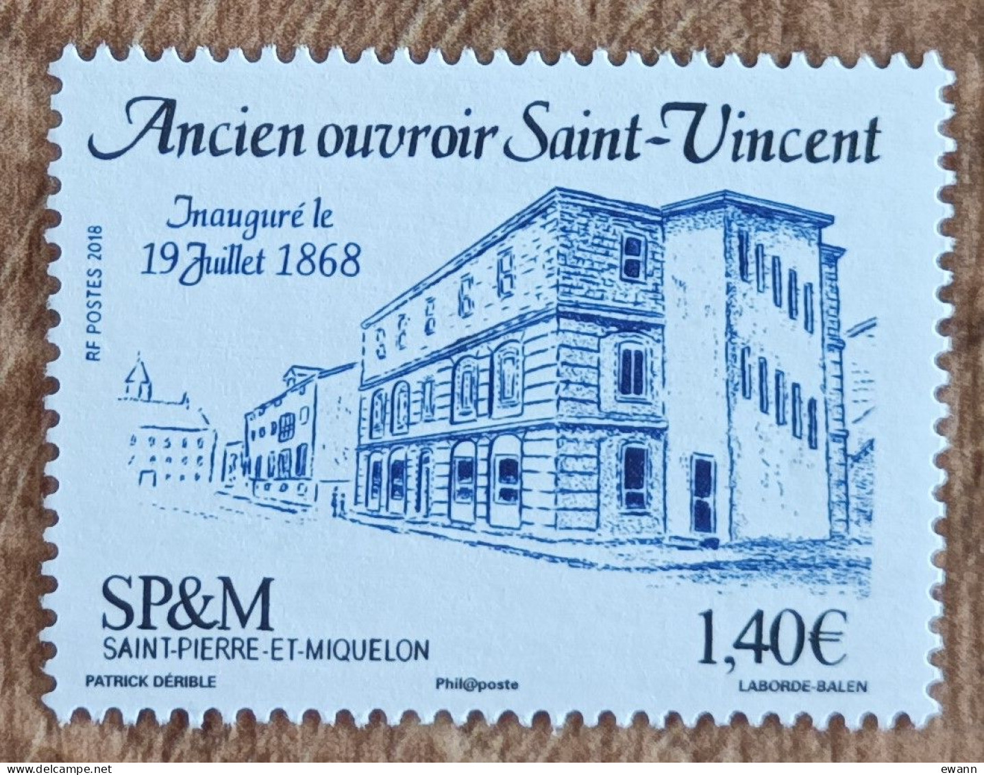 Saint Pierre Et Miquelon - YT N°1200 - Ancien Ouvroir De Saint Vincent - 2018 - Neuf - Ungebraucht