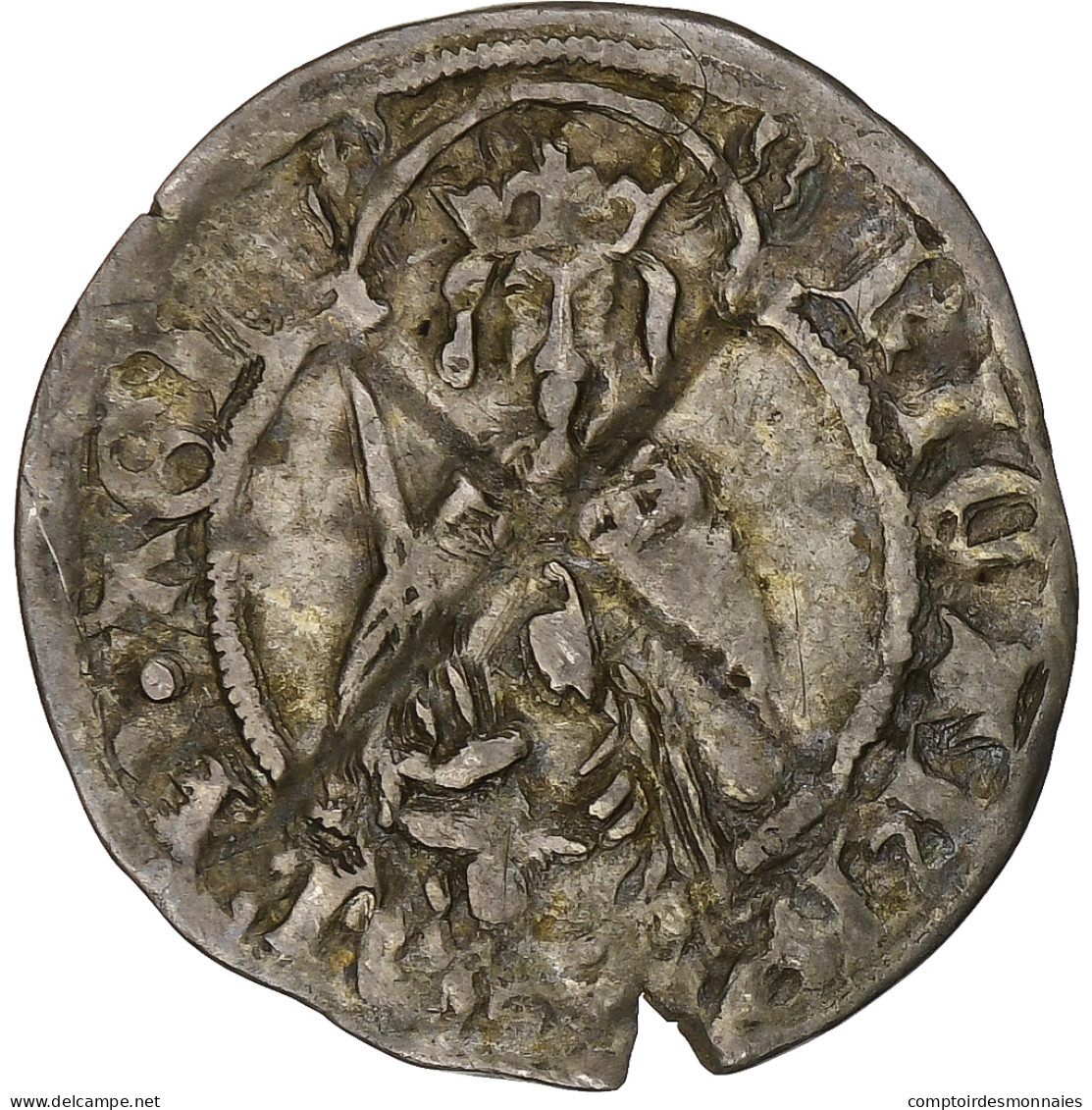 France, Duché D'Aquitaine, Richard II, Hardi, 1377-1390, Atelier Incertain - Other & Unclassified