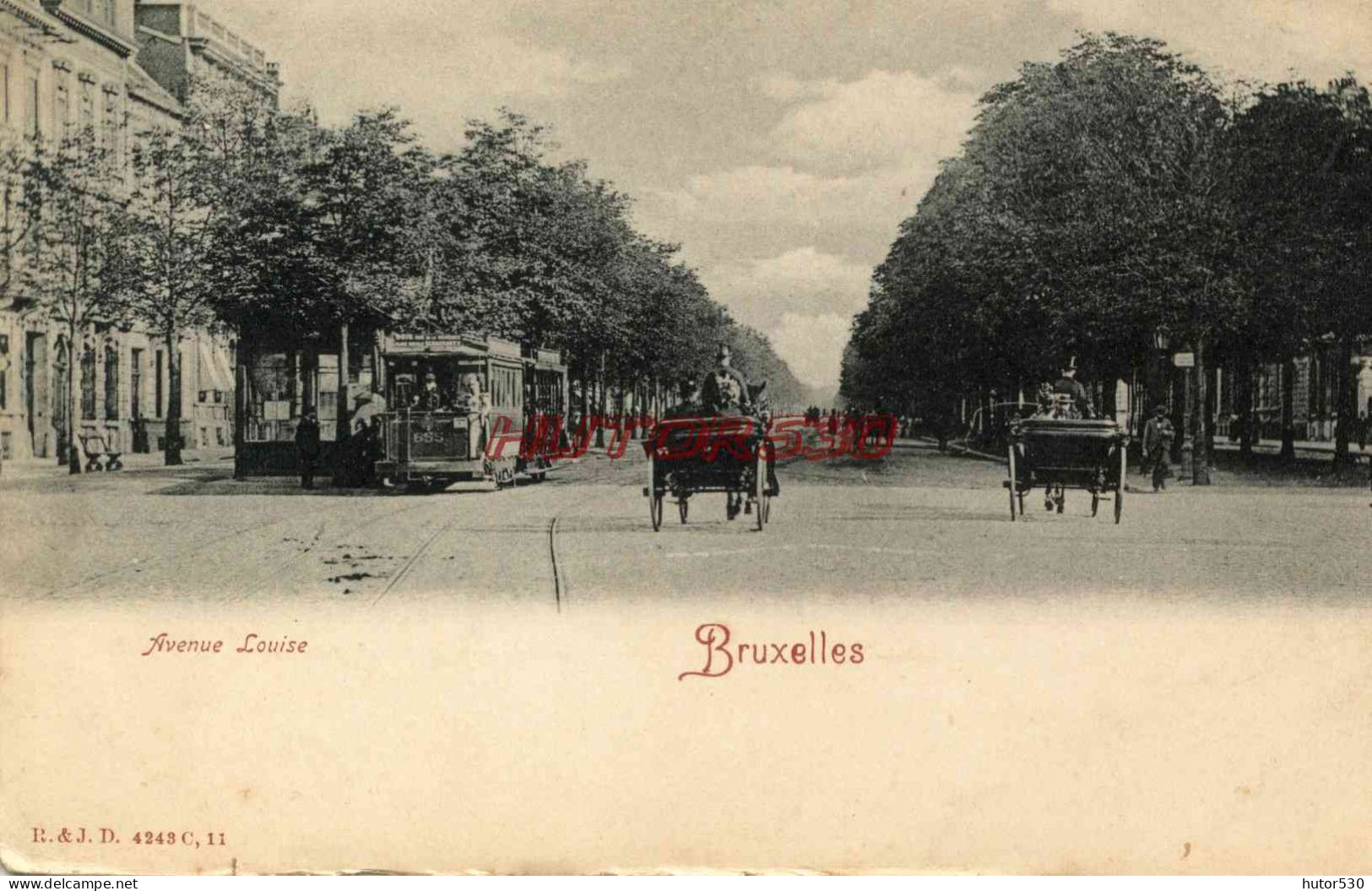 CPA BRUXELLES - AVENUE LUISE - Prachtstraßen, Boulevards