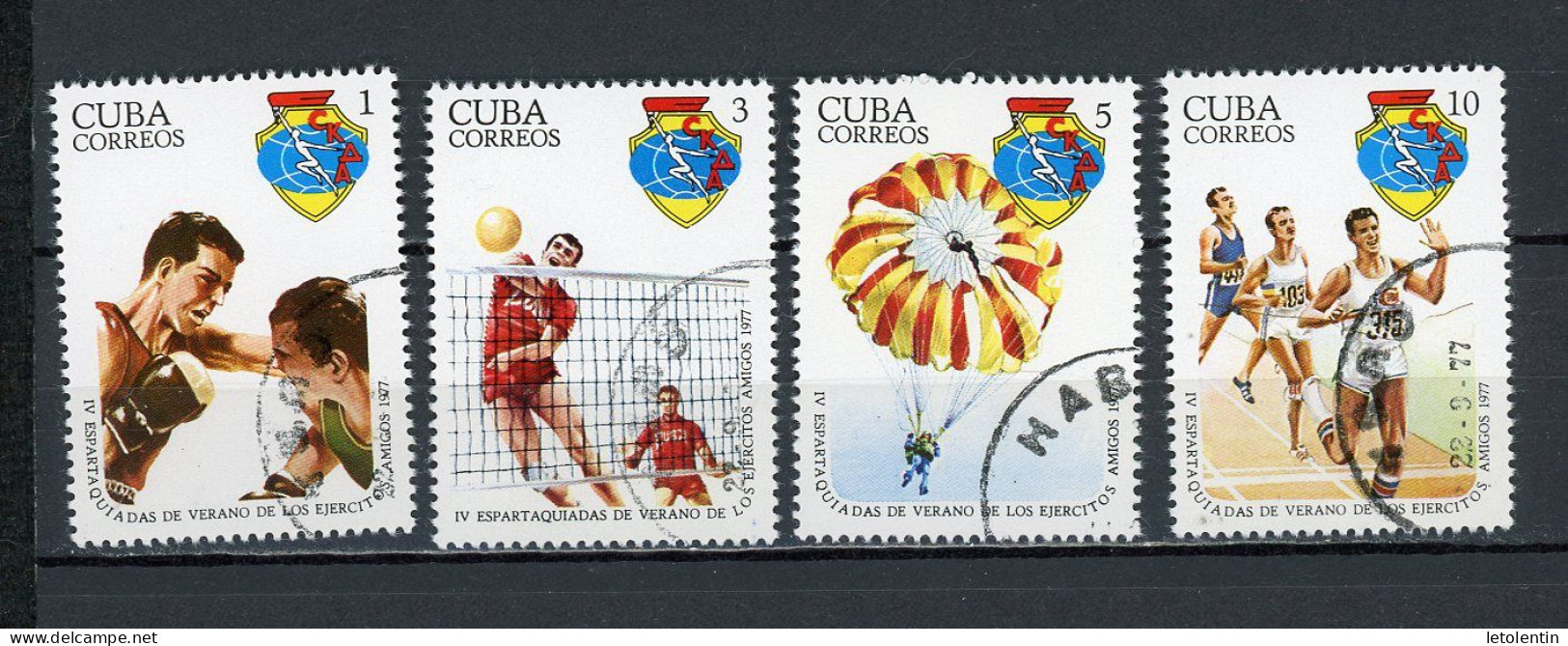 CUBA -  SPORT  N°Yt 2022/2025 Obli. - Gebruikt