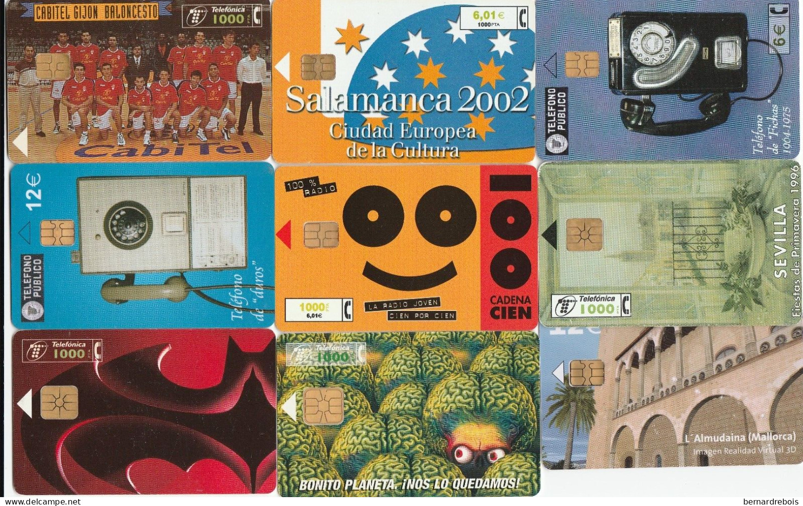 A01 - 18 TELECARTES D'ESPAGNE Différentes Pour 3 Euros - Collections