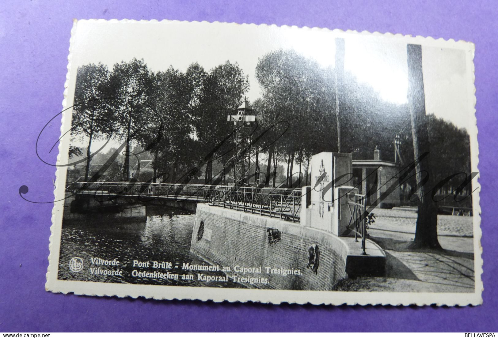 Vilvoorde Verbrande Brug Monument Korporaal Tresignies Ophaalbrug Pont - Vilvoorde