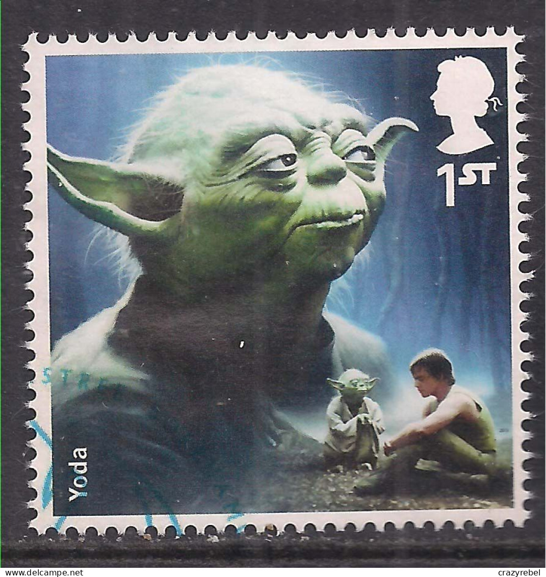 GB 2015 QE2 1st Star Wars Yoda Ex Fdc SG 3759 ( A191 ) - Oblitérés