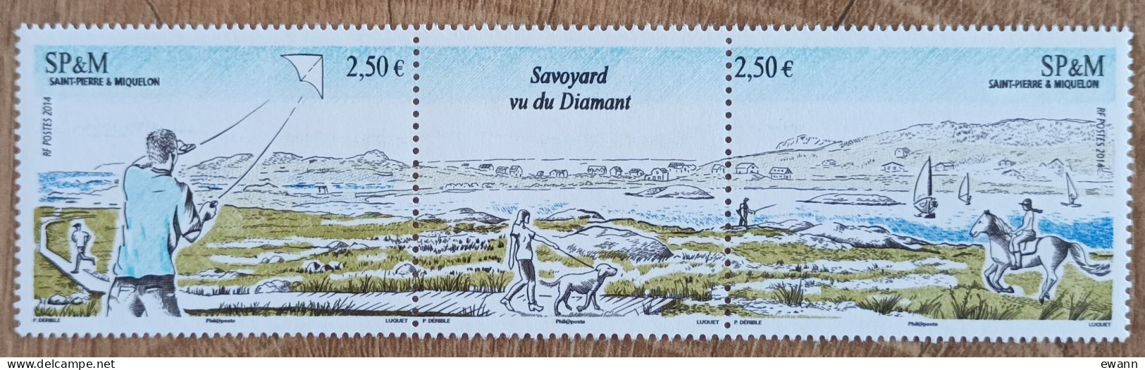 Saint Pierre Et Miquelon - YT N°1119, 1120 - Etang De Savoyard - 2014 - Neuf - Unused Stamps